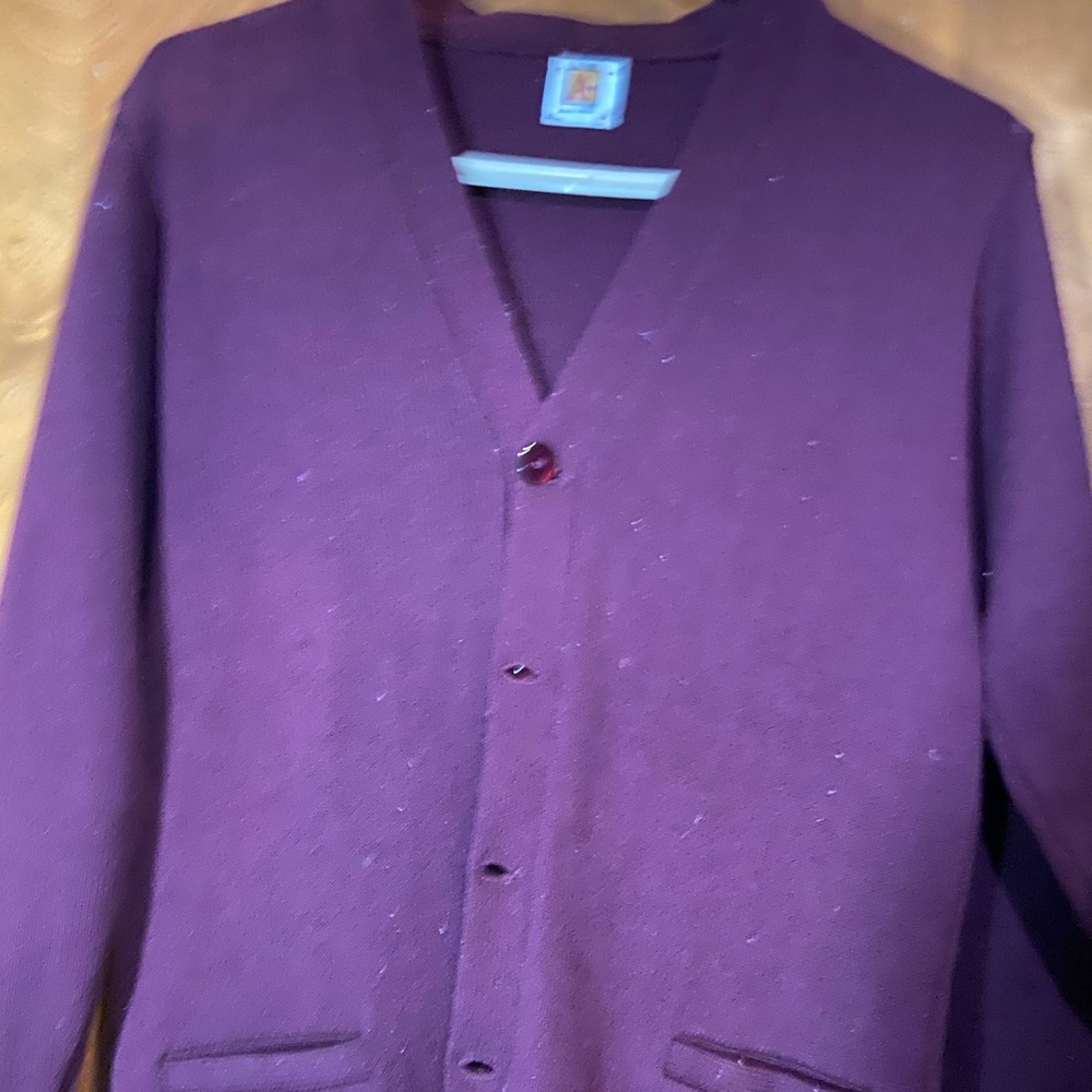 Maroon Cardigan